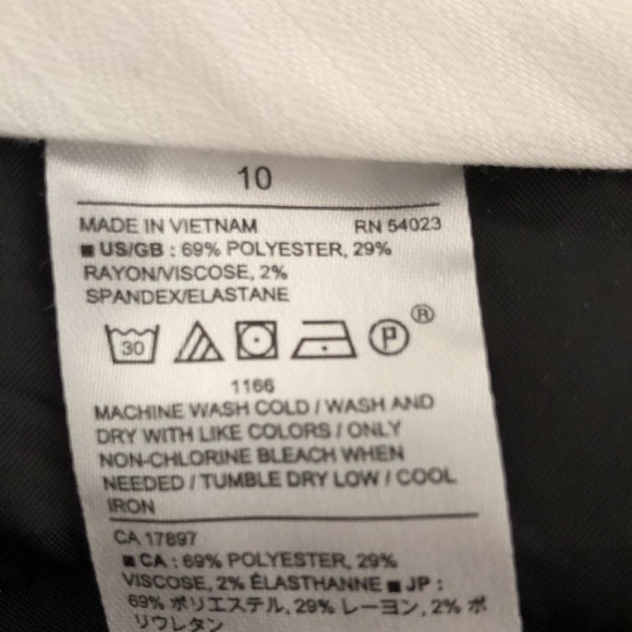 Blue-Grey stunning Pants with Subtle large squares   Size 10 - Picture 6 of 9